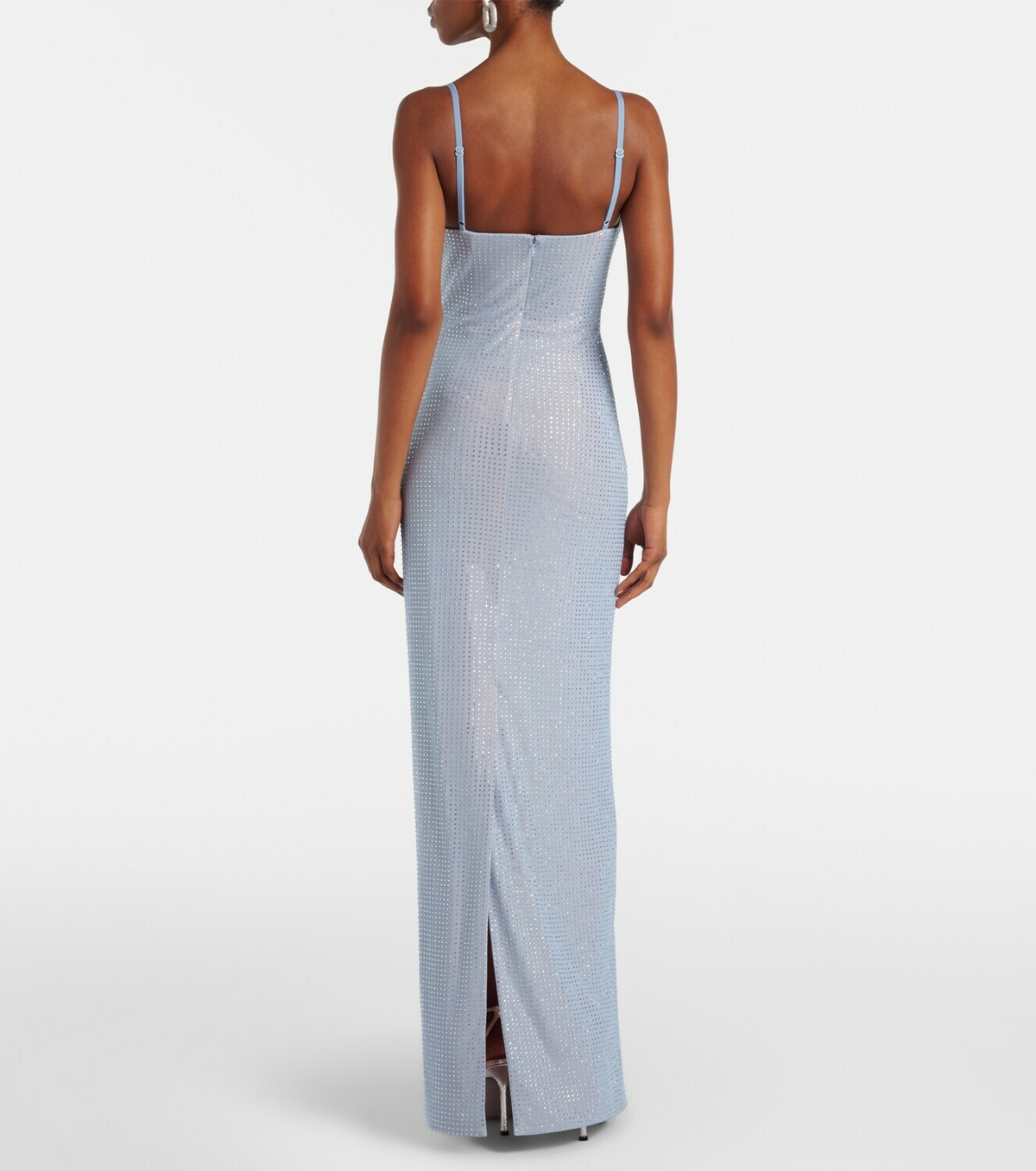 Area Crystal-embellished gown