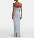 Area Crystal-embellished gown