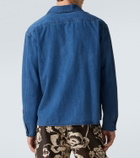 Commas Tie-neck denim shirt