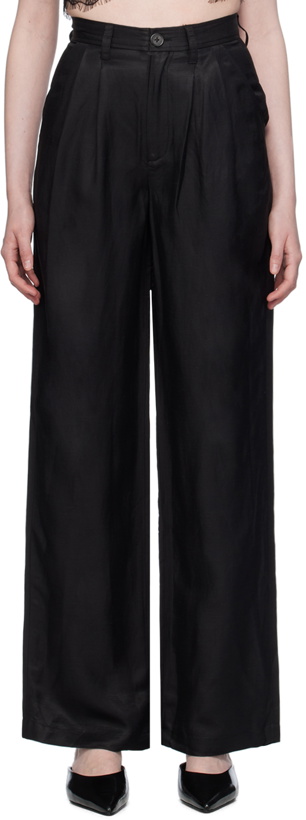 Photo: ANINE BING Black Carrie Trousers