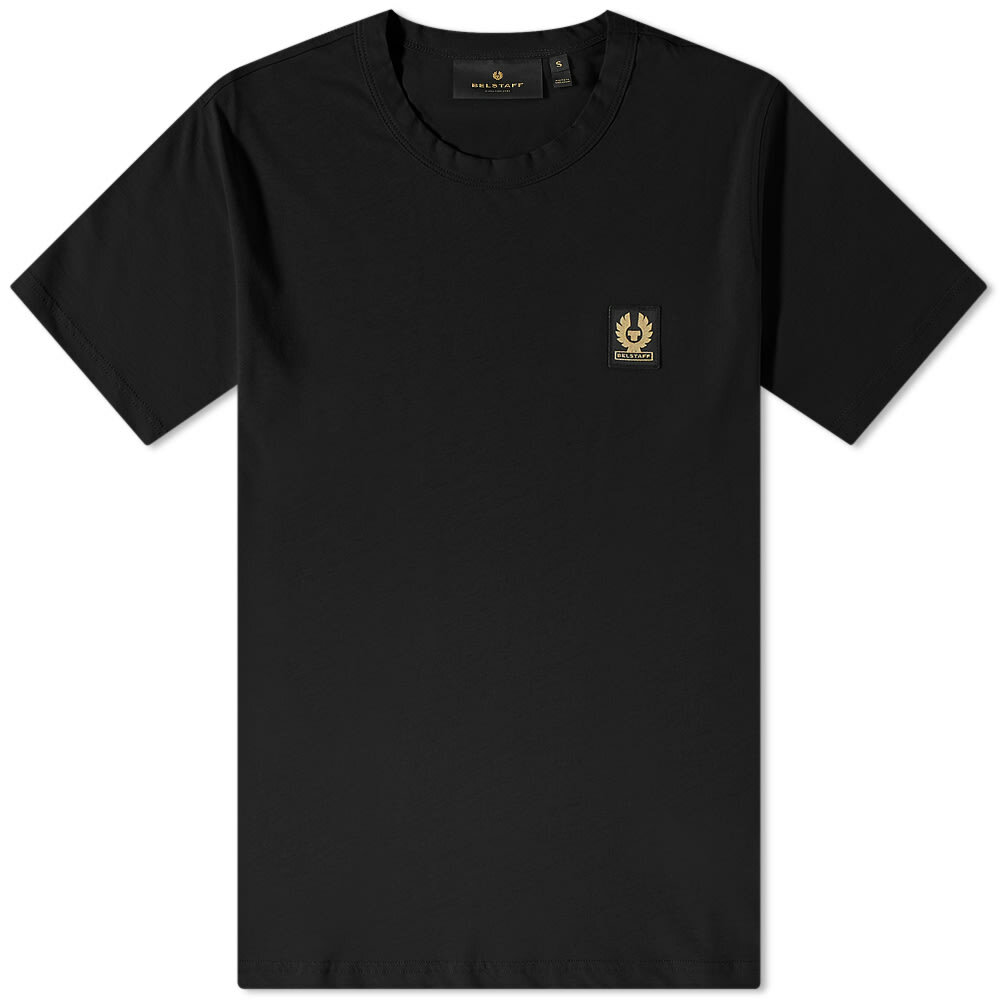 Belstaff Men's Patch Logo T-Shirt in Black Belstaff