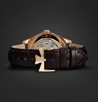Vacheron Constantin - Fiftysix Day-Date Automatic 40mm 18-Karat Pink Gold and Alligator Watch - Men - Silver