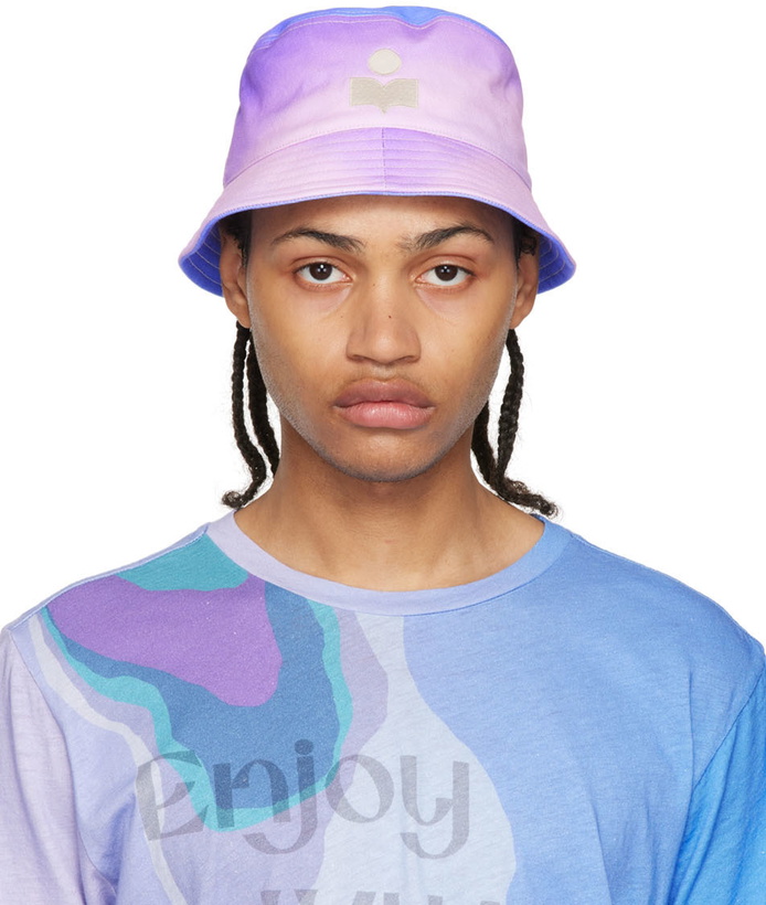 Photo: Isabel Marant Blue & Purple Haley Bucket Hat