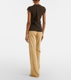 Stouls Gege suede flared pants