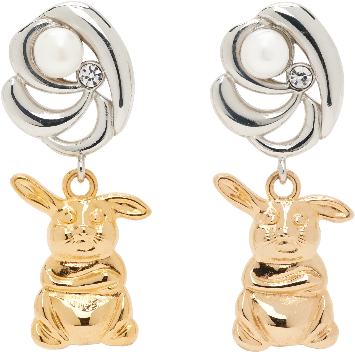 Chopova Lowena Little Friend Drop Earrings