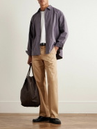 Paul Smith - Straight-Leg Cotton-Blend Twill Trousers - Brown