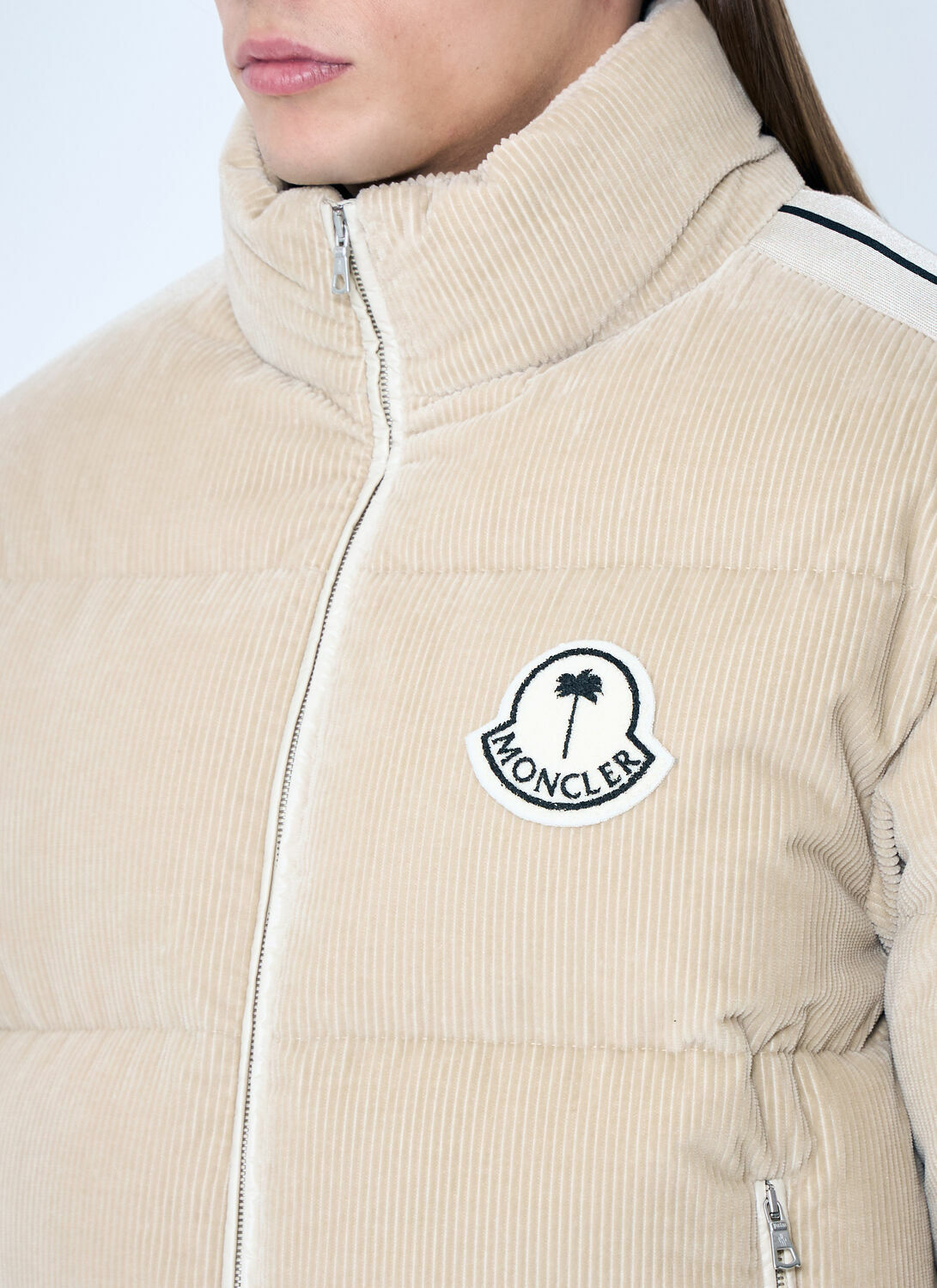 8 Moncler Palm Angels Abrolhos Short Down Jacket