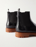 Alexander McQueen - Glossed-Leather Chelsea Boots - Black