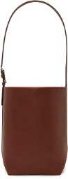 The Row Brown Medium N/S Park Leather Belt Bag