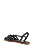 Hereu Cabersa Quilted Leather Sandals Black