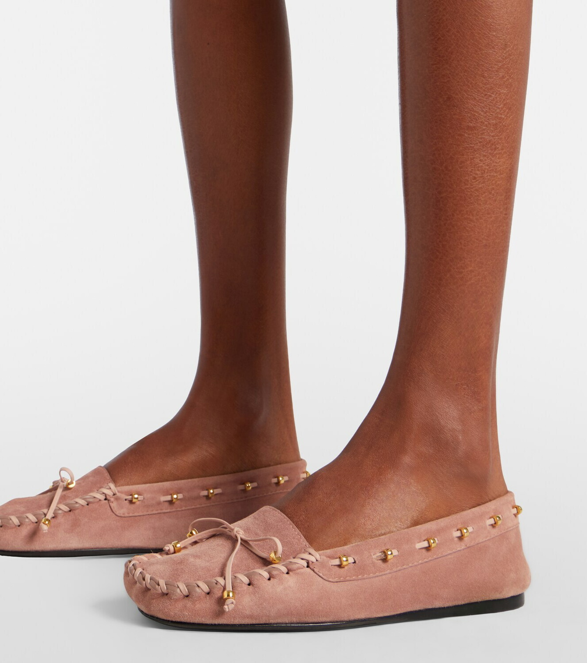 Khaite Milly suede loafers