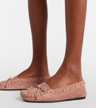 Khaite Milly suede loafers