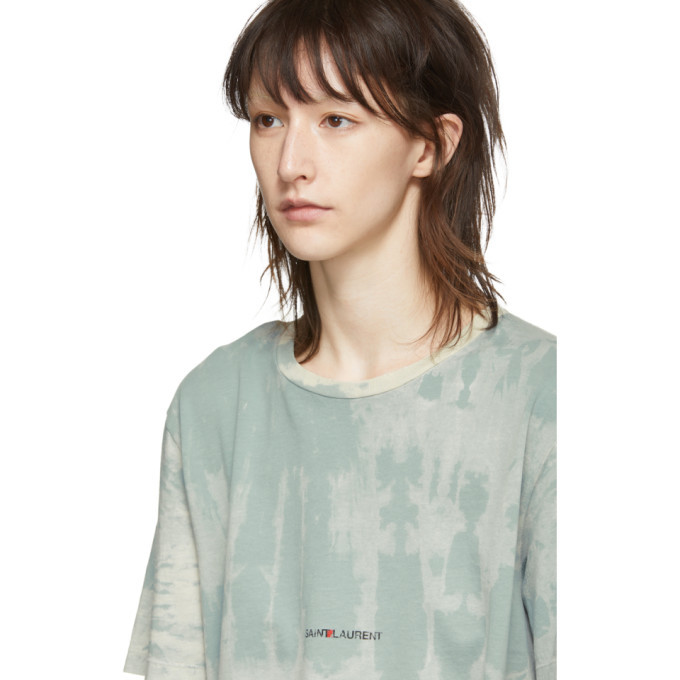 Saint Laurent cheapest Rive Gauche tie dye T-shirt