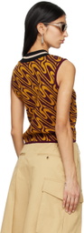 Dries Van Noten Red Stripe Vest