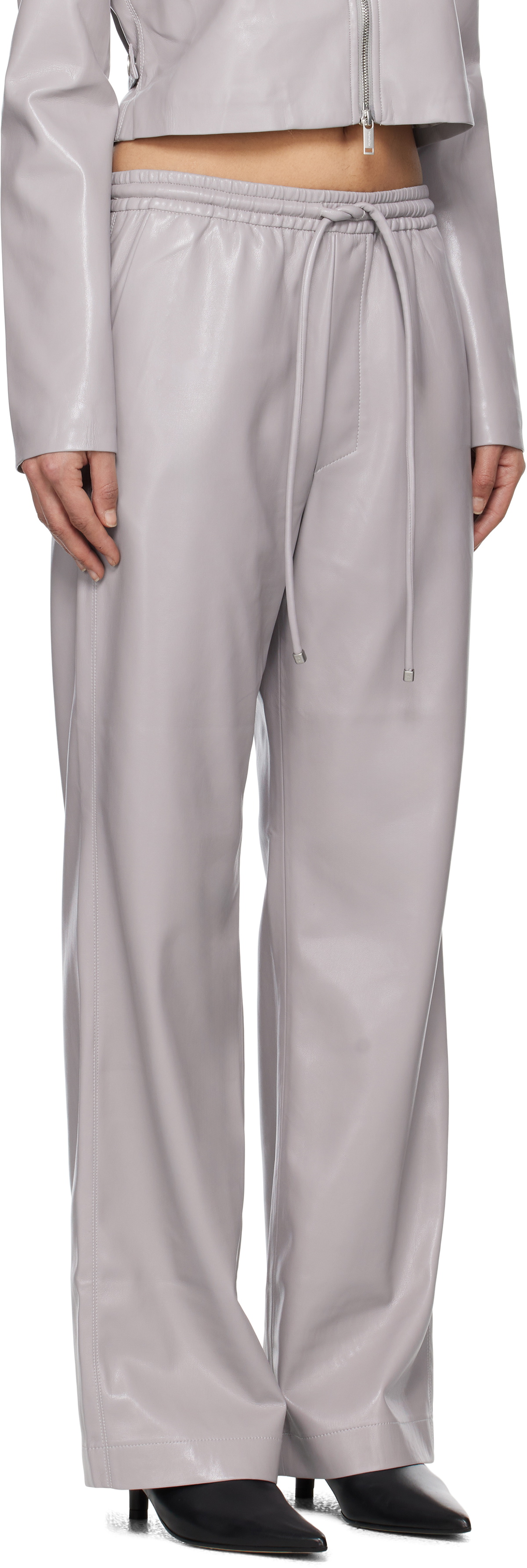 Nanushka Gray Calie Trousers
