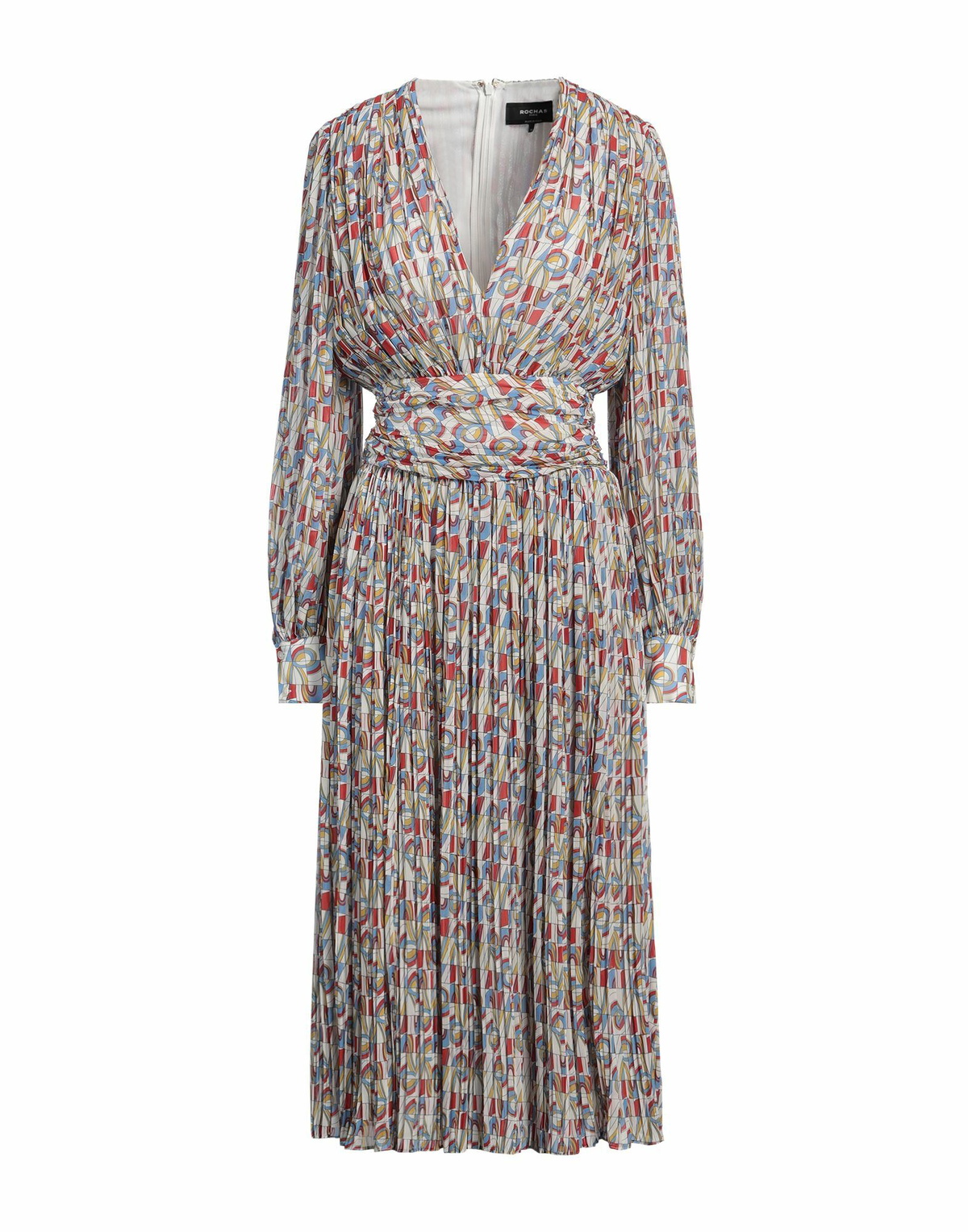 Rochas Womens Midi dress in Red