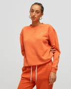 Polo Ralph Lauren Wmns Long Sleeve Sweatshirt Orange - Womens - Sweatshirts