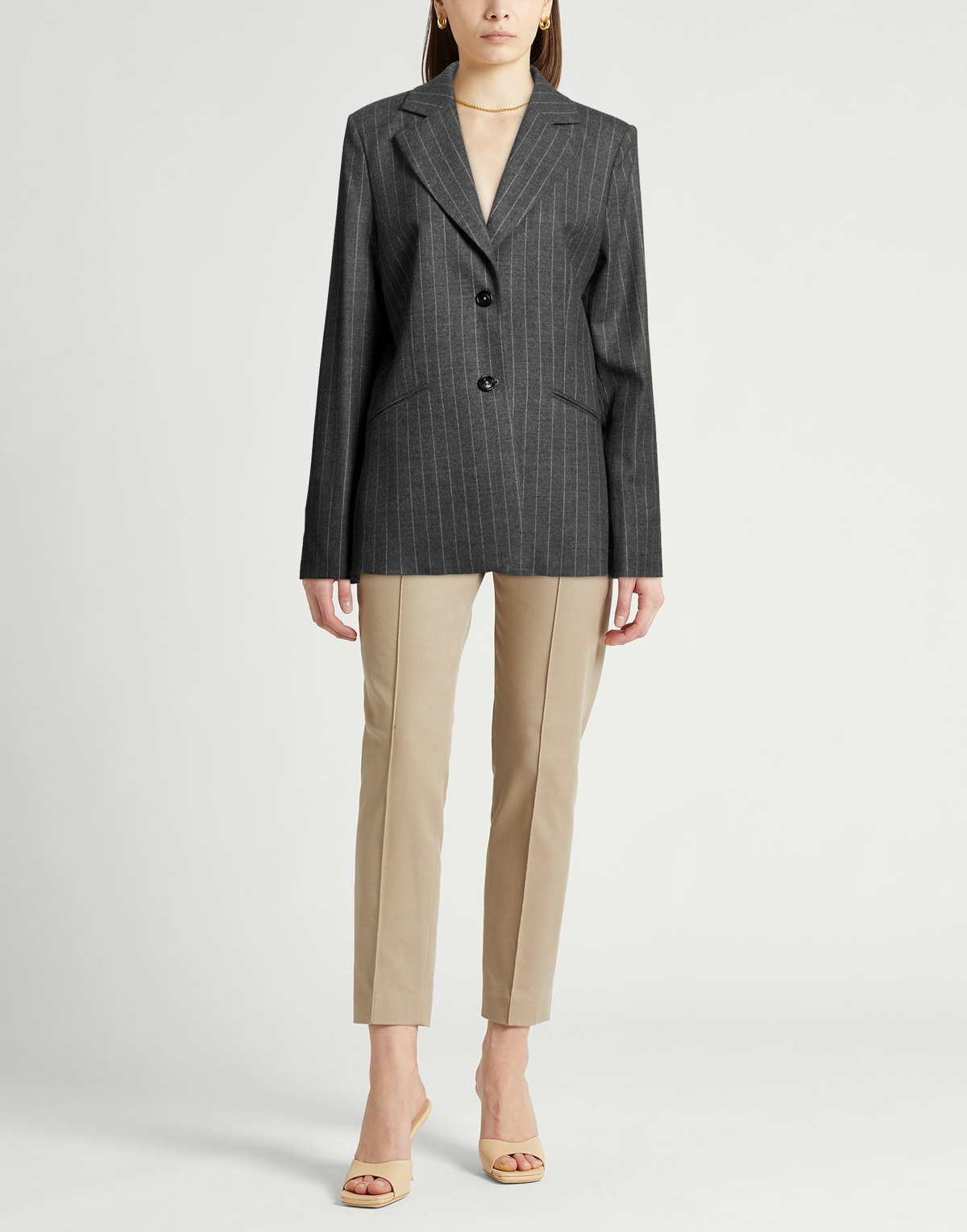 Ballantyne Womens Blazer in Grey