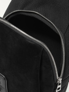 LOEWE - Flex Sling Leather and Suede-Trimmed Canvas Bag
