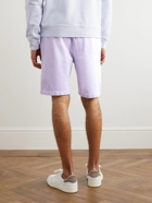 Altea - Barkley Straight-Leg Cotton-Jersey Drawstring Bermuda Shorts - Purple