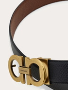 Ferragamo Mens Gancini reversible and adjustable belt in Brown