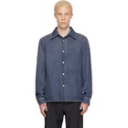 MM6 Maison Margiela Blue Long-Sleeved Denim Shirt