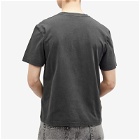 Carne Bollente Men's Summer Damp T-Shirt in Washed Black