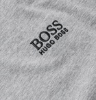 Hugo Boss - Slim-Fit Logo-Embroidered Stretch Cotton-Jersey T-Shirt - Gray