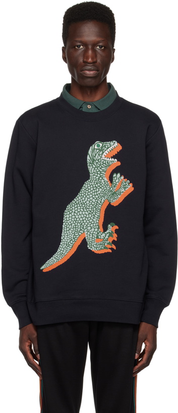 Photo: PS by Paul Smith Navy Dino Sweatshirt