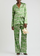 Bernadette Louis Floral-print Stretch-silk Pyjama Trousers Multi Print