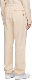 Jacquemus Beige Le Papier 'Le Jogging Jacquemus' Lounge Pants