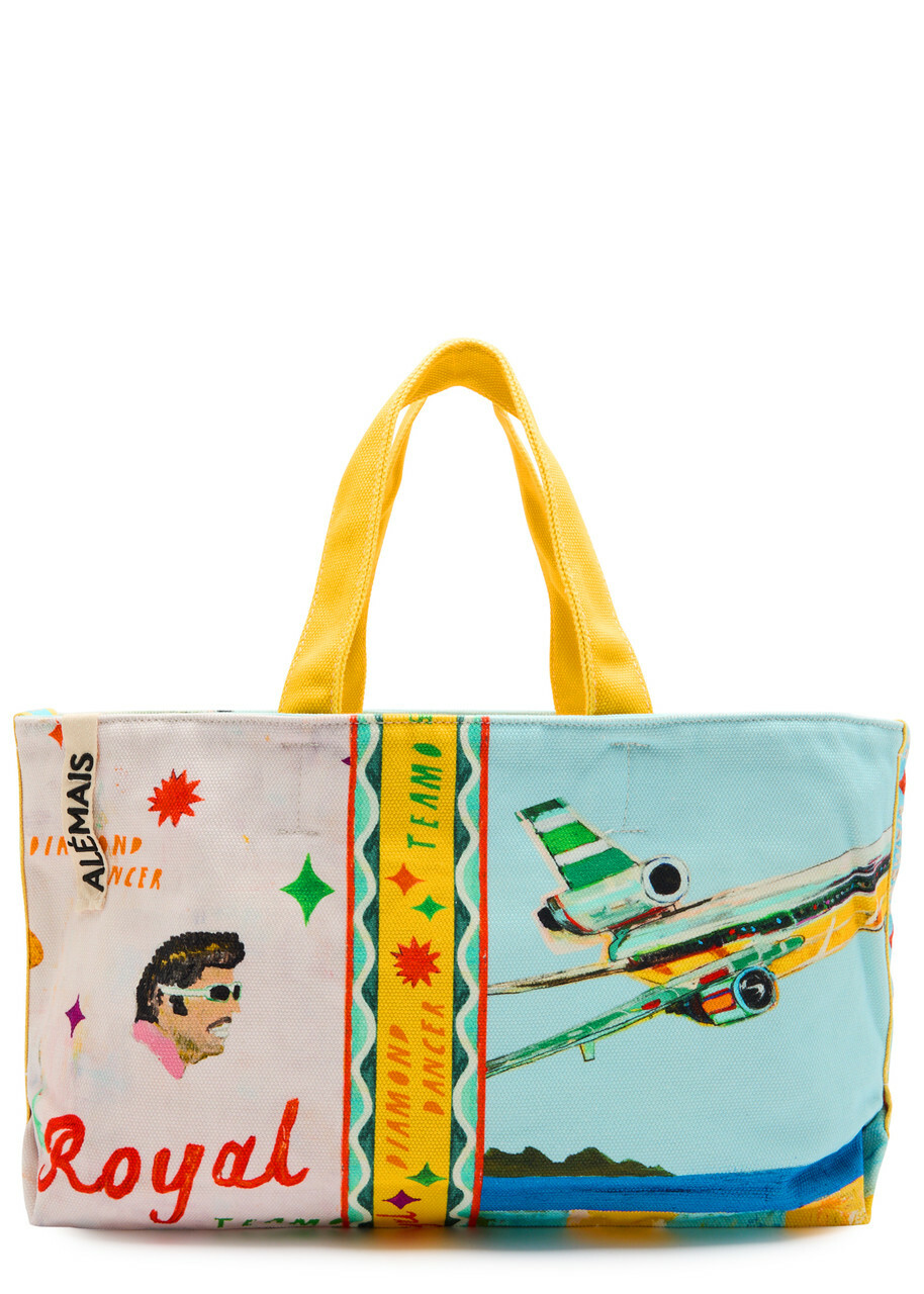 Alemais All Aboard Printed Canvas Tote - Multicoloured - One Size