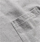 Velva Sheen - Slim-Fit Mélange Cotton-Blend Jersey T-Shirt - Gray