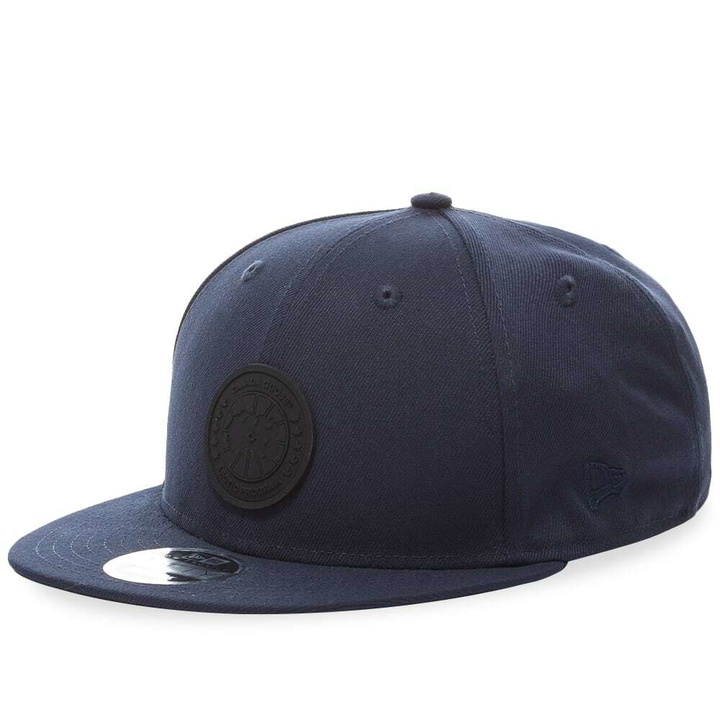 Photo: Canada Goose Men's Arctic Disc Snapback Cap in Atlantic Navy 