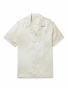 Altea - Baker Camp-Collar Linen Shirt - Neutrals