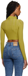 Jacquemus Green Le Raphia 'Le Cardigan Bando' Cardigan