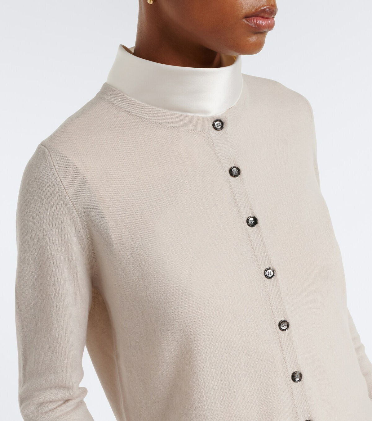 Jardin des Orangers Wool and cashmere cardigan