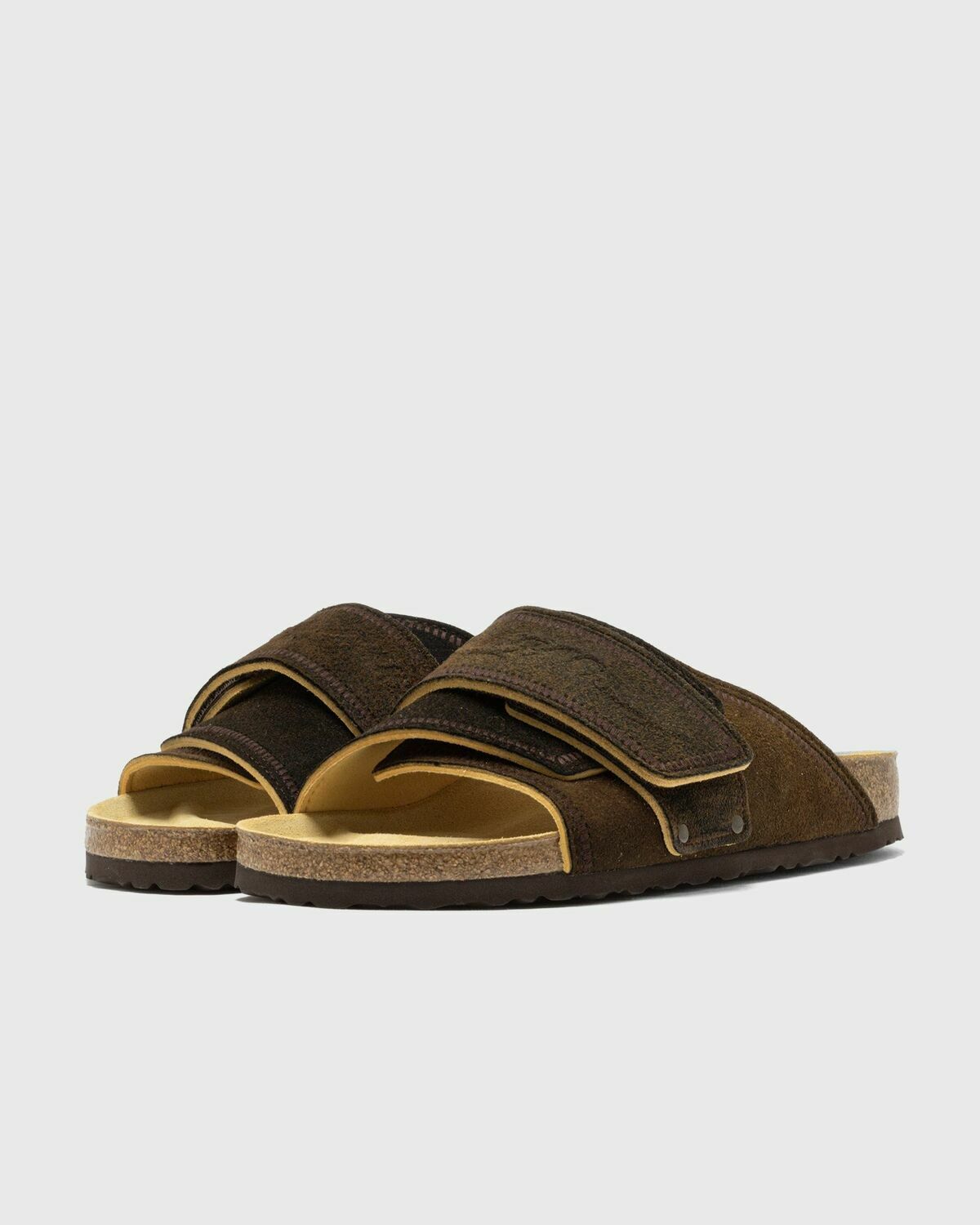Birkenstock 1774 Kyoto 250 Deer Leather Vl Black Sandals & Slides