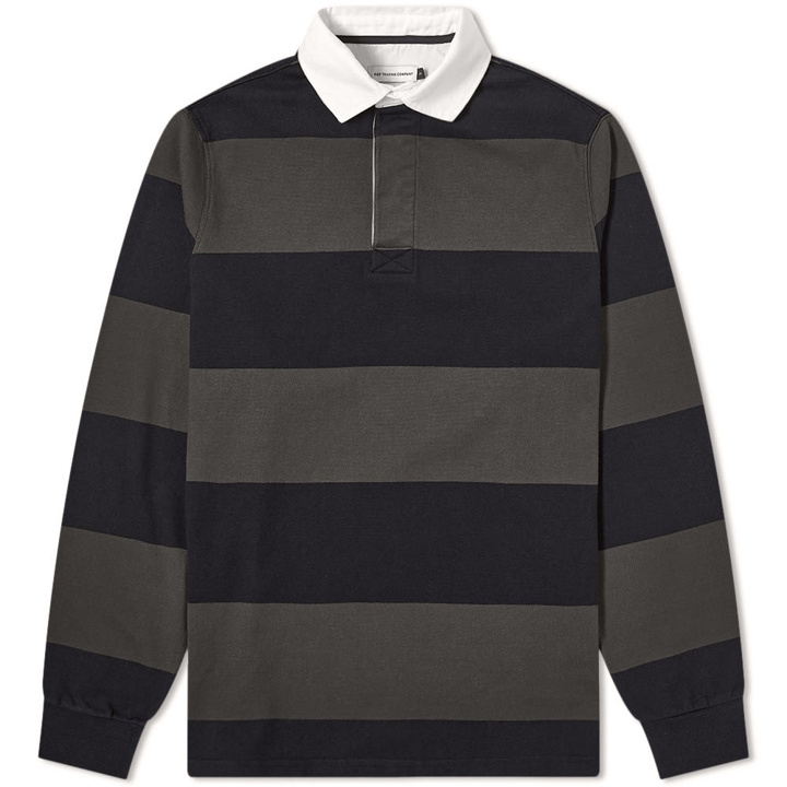 Photo: POP Trading Company Striped Rugby Polo Shirt