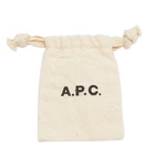 A.P.C. Men's Lock Necklace in Silver