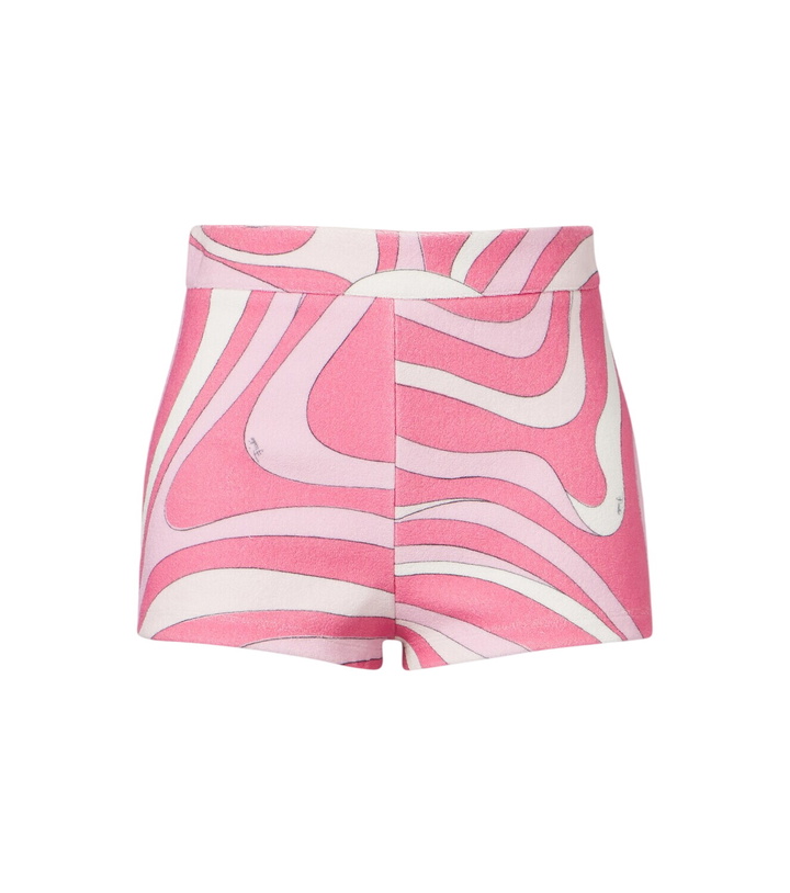 Photo: Pucci Marmo cotton-blend terry shorts