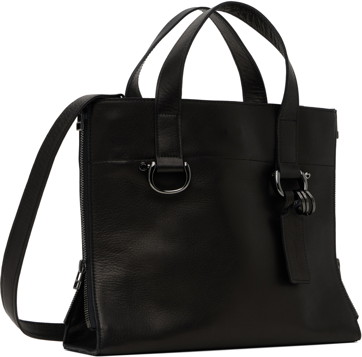 YOHJI YAMAMOTO Black Zipper Bag