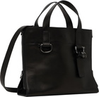 YOHJI YAMAMOTO Black Zipper Bag
