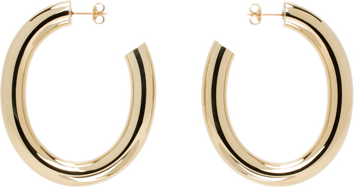Photo: Laura Lombardi Gold Curve Earrings