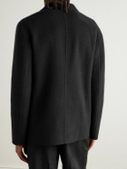 Mr P. - Double-Faced Brushed Cashmere and Yak-Blend Blazer - Black
