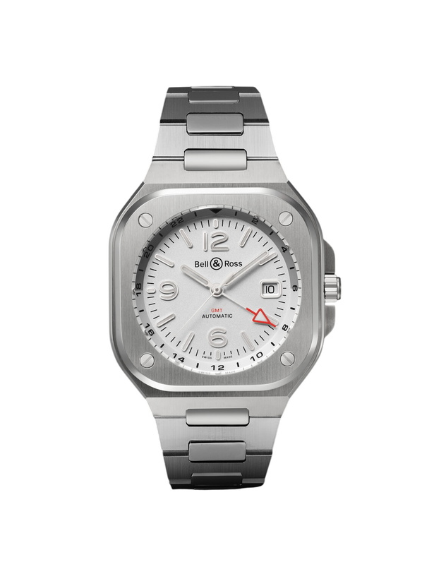 Photo: Bell & Ross - BR 05 GMT Automatic 41mm Stainless Steel Watch, Ref. No. BR05G-SI-ST/SST