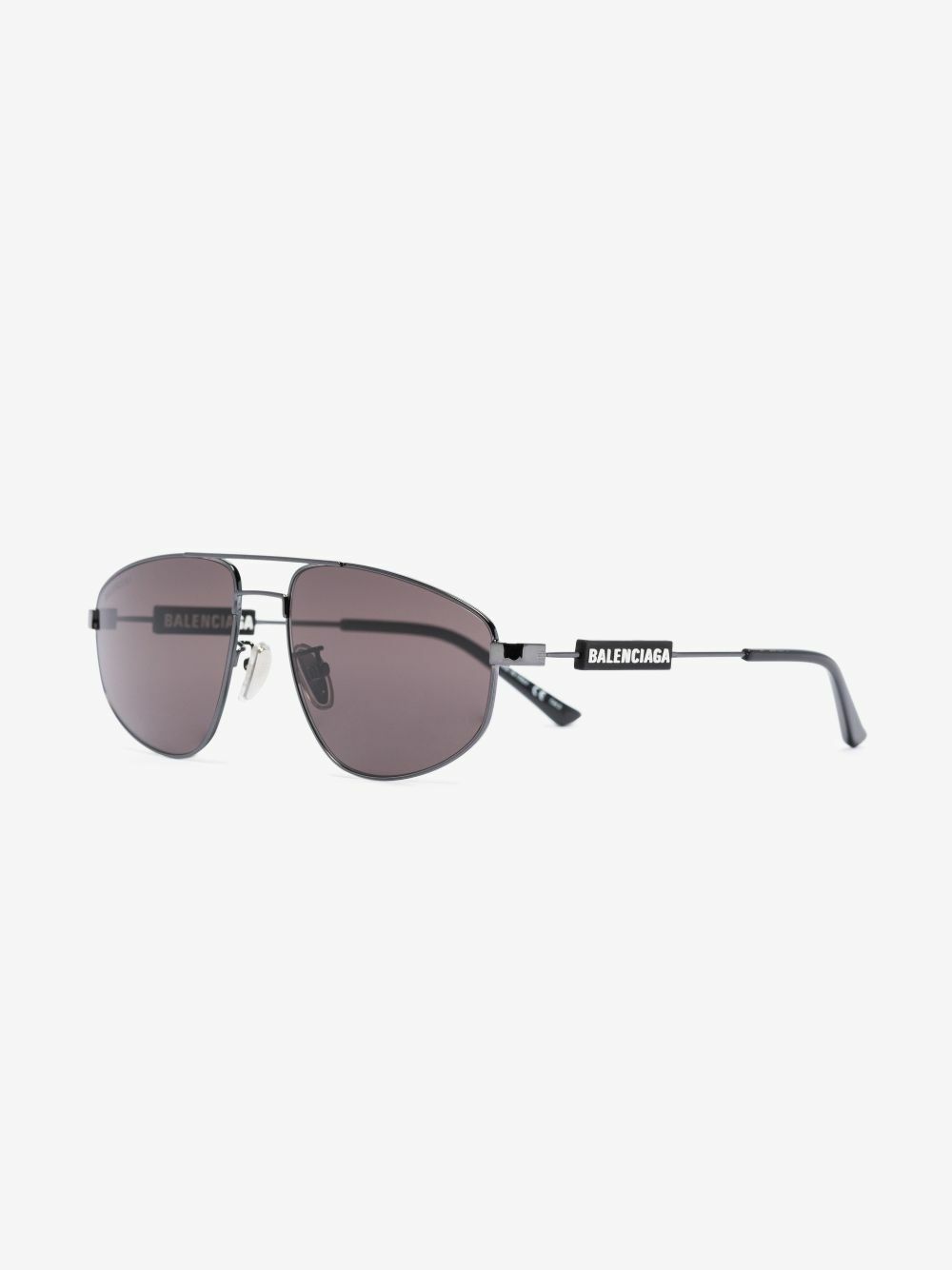 Balenciaga Eyewear Black Aviator-Style Sunglasses