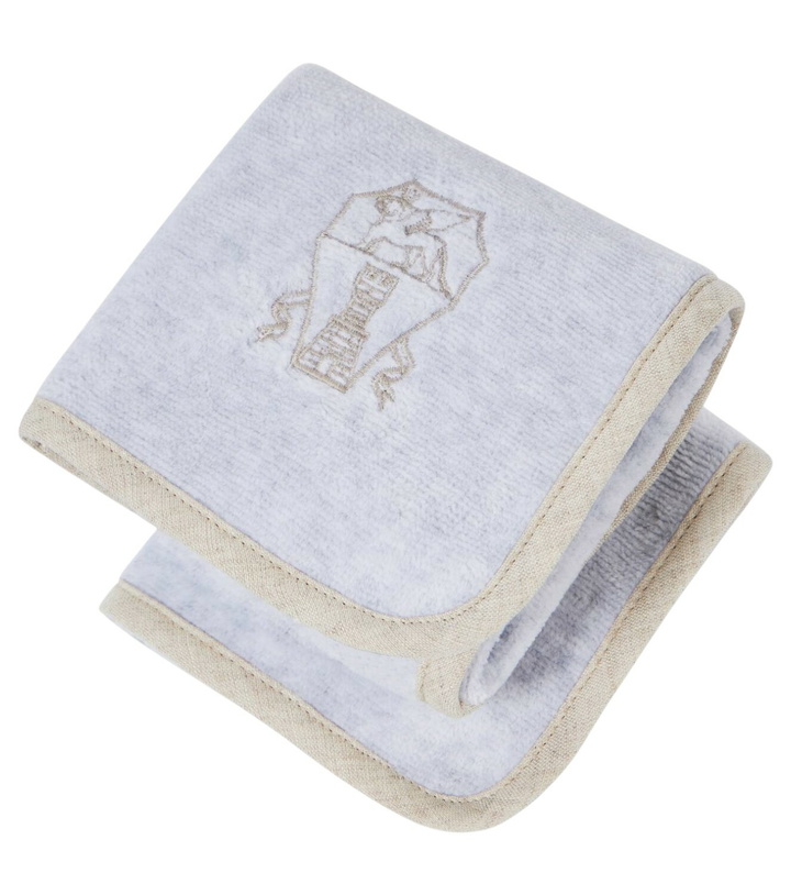 Photo: Brunello Cucinelli Set of 2 cotton terry hand towels
