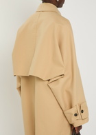 Another Tomorrow Cotton Coat Khaki