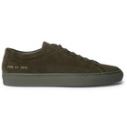 Common Projects - Original Achilles Suede Sneakers - Men - Army green